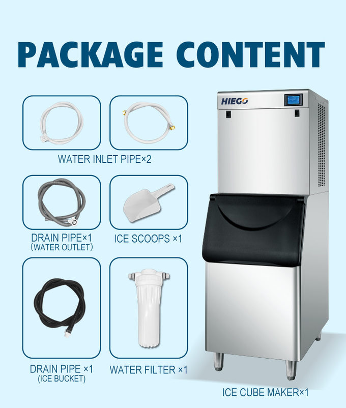 Machines à glace automatiques de machine à glaçons de fabricant de glaçons commerciaux de 200kg/24H pour l'usage d'hôtel 9