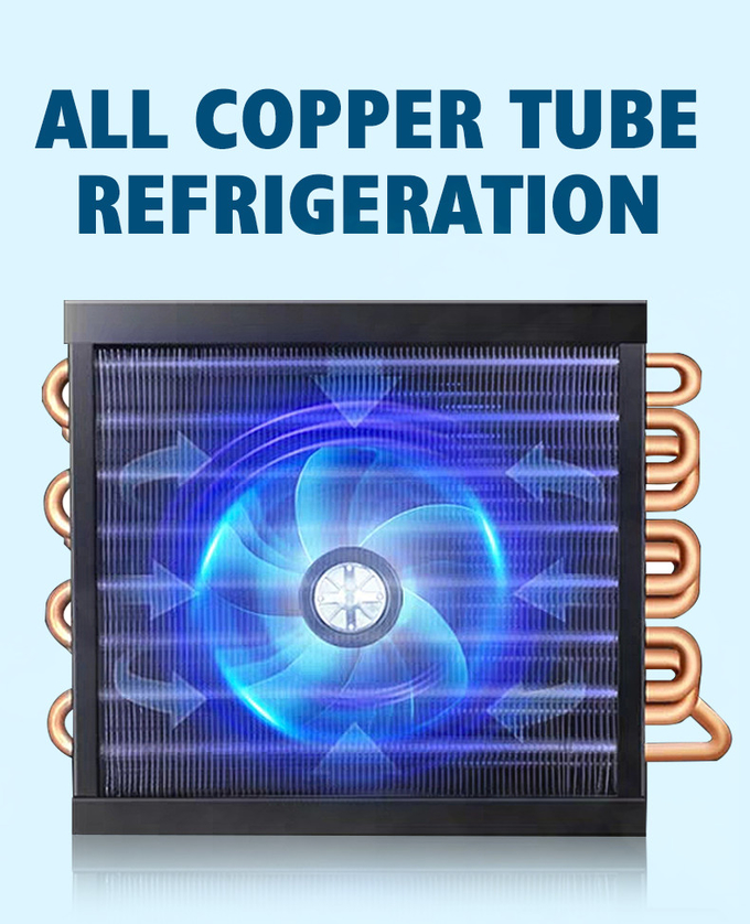 réfrigérateur en verre d'affichage de combinaison de congélateur d'acier inoxydable de la porte 2200L 4 1