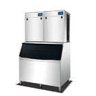 1000kg Machine à glace à pépite commerciale Refroidissement à l'air 22mm Machine à glaçons claire automatique