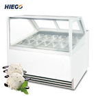 Cabinet commercial de trempage de Gelato de l'unité d'affichage 50-60hz de crème glacée