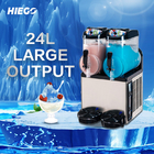 Réservoirs congelés des boissons 2 de machine commerciale de la neige fondue 24L d'acier inoxydable