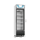 Un réfrigérateur plus frais d'affichage de supermarché de porte de boissons en verre au détail commerciales de réfrigérateur
