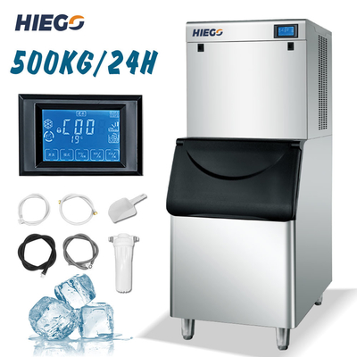 machine à glaçons automatique 500kg pour la machine à glace claire de gagnant de boisson froide