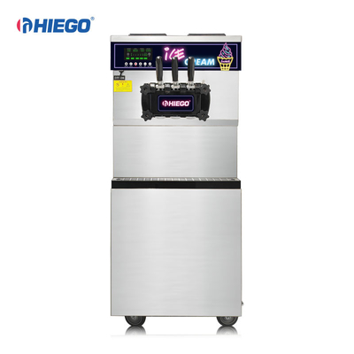 Fabricant de petit pain de 3 saveurs dans la machine commerciale de crème glacée de bureau de l'acier inoxydable 25L