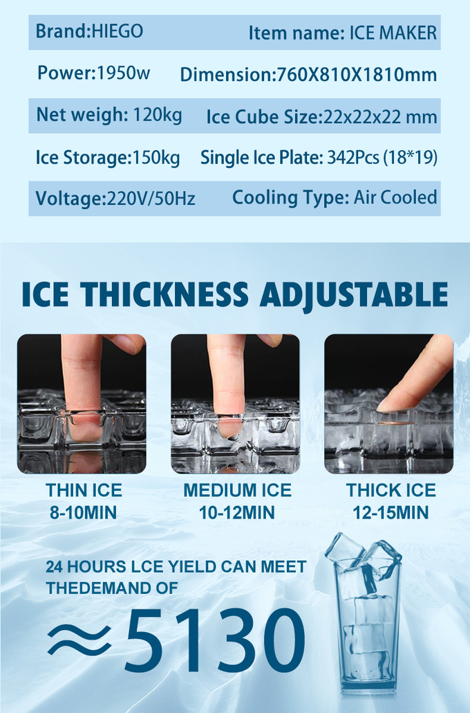 Machine de fabrication de glace industrielle de fabricant de glaçons de machine à glace commerciale de la grande capacité 400kg 7