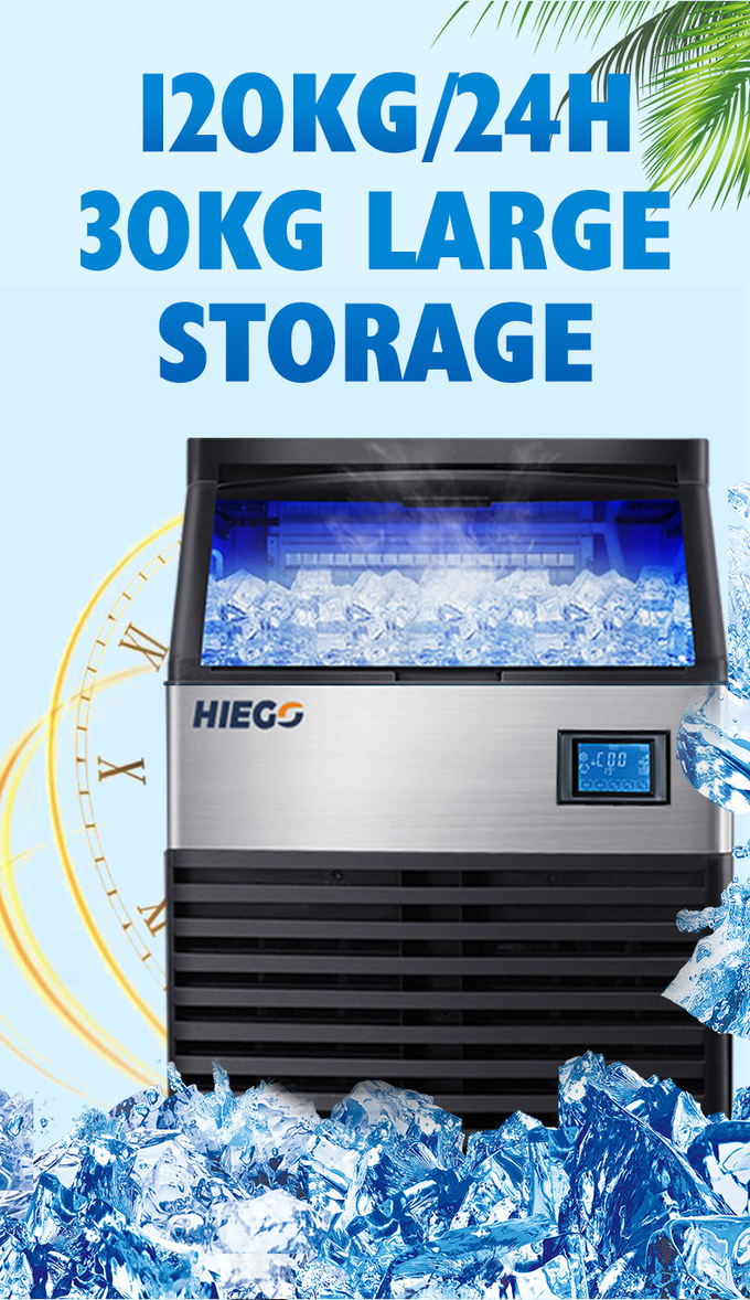 Refroidissement à l'air complètement automatique de machine à glaçons de réfrigérateur de la machine à glace 35kg 100kg 1