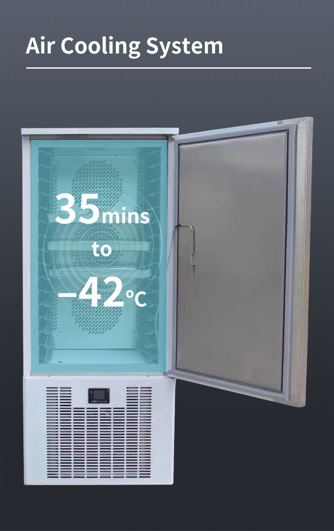 Dégivrage automatique de partie supérieure du comptoir de refroidisseur de congélateur de stockage à froid de 5 plateaux 5