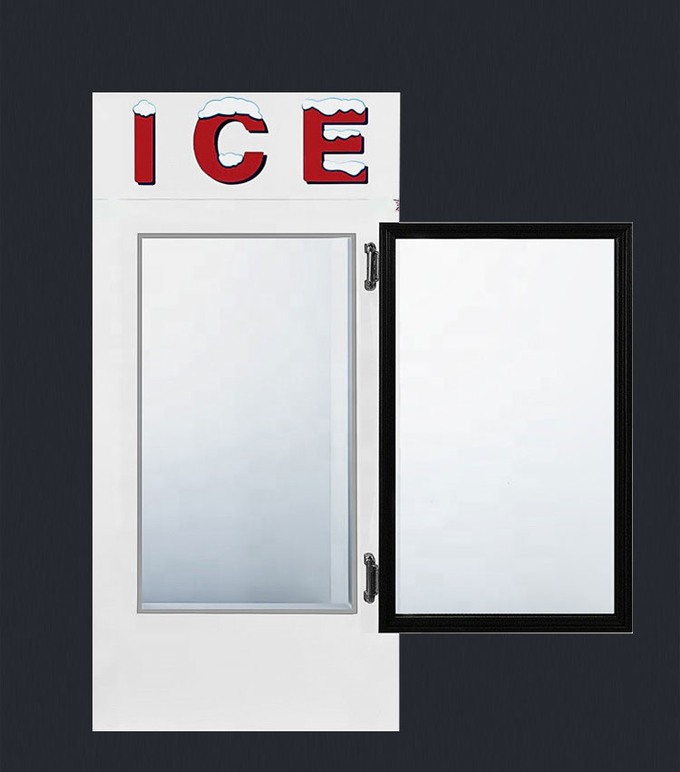 armoires de trempage extérieures d'acier inoxydable de refroidissement par air de congélateur de marchandiseur de la glace 1841L 4