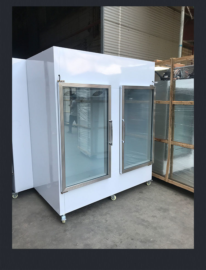 Congélateur de trempage de refroidissement à l'air complètement automatique d'acier inoxydable de marchandiseur de glace commercial 7