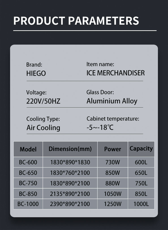 Congélateur de trempage de refroidissement à l'air complètement automatique d'acier inoxydable de marchandiseur de glace commercial 3